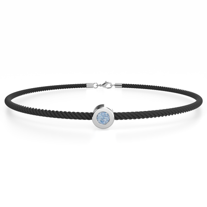 Bracelet Solitaire Osmium . Le Cercle