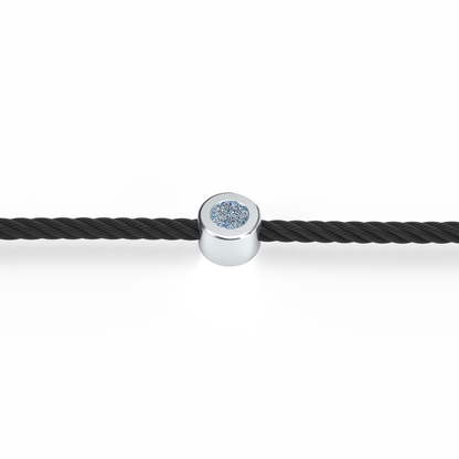 Bracelet Solitaire Osmium . Le Cercle