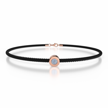 Bracelet Solitaire Osmium . Le Cercle