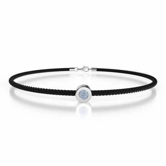 Bracelet Solitaire Osmium . Le Cercle