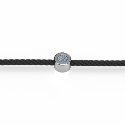 Bracelet Solitaire Osmium . Le Cercle