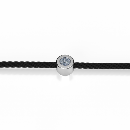 Bracelet Solitaire Osmium . Le Cercle