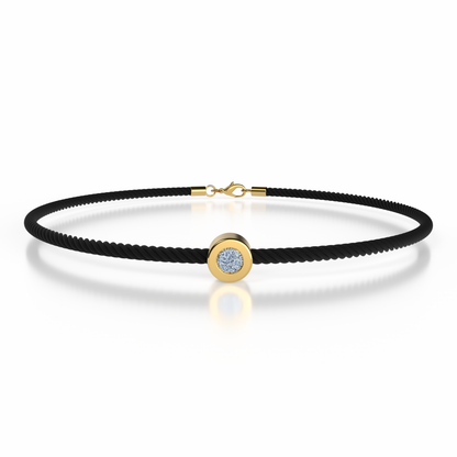 Bracelet Solitaire Osmium . Le Cercle