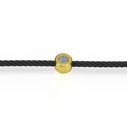 Bracelet Solitaire Osmium . Le Cercle
