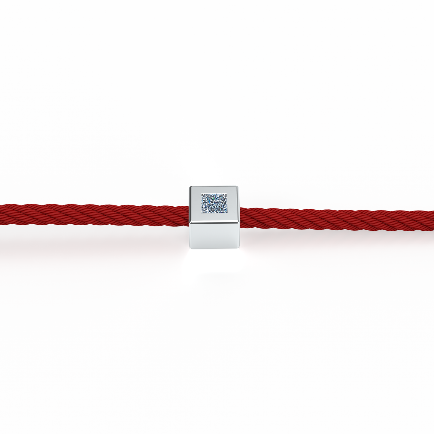 Osmium Solitaire Bracelet . The Cube