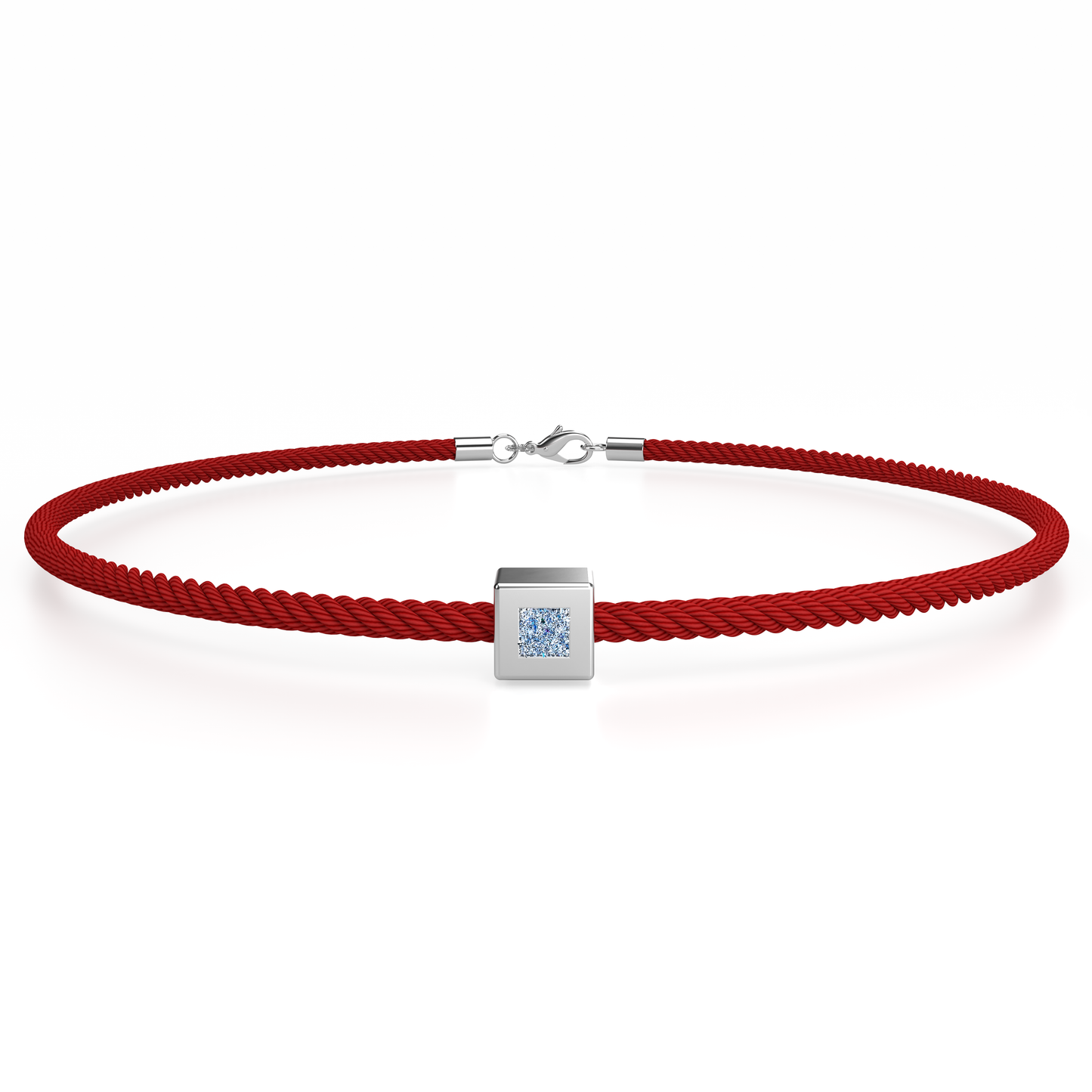 Osmium Solitaire Bracelet . The Cube