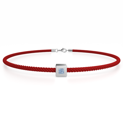 Osmium Solitaire Bracelet . The Cube