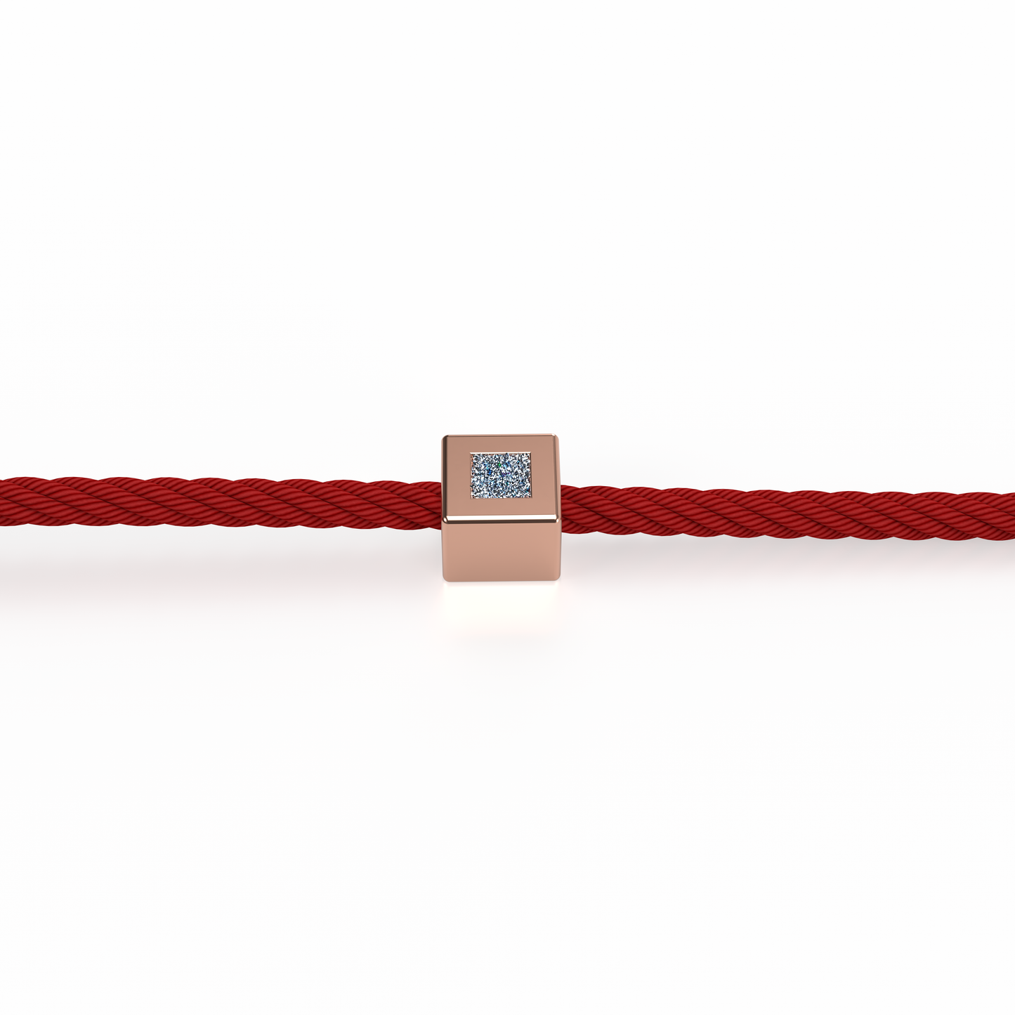 Osmium Solitaire Bracelet . The Cube