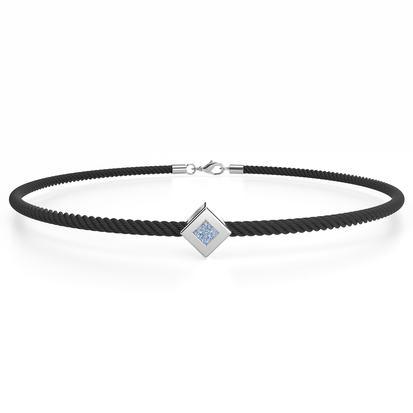 Osmium Solitaire Bracelet . The Diamond