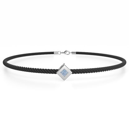 Osmium Solitaire Bracelet . The Diamond