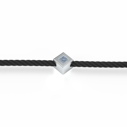 Osmium Solitaire Bracelet . The Diamond