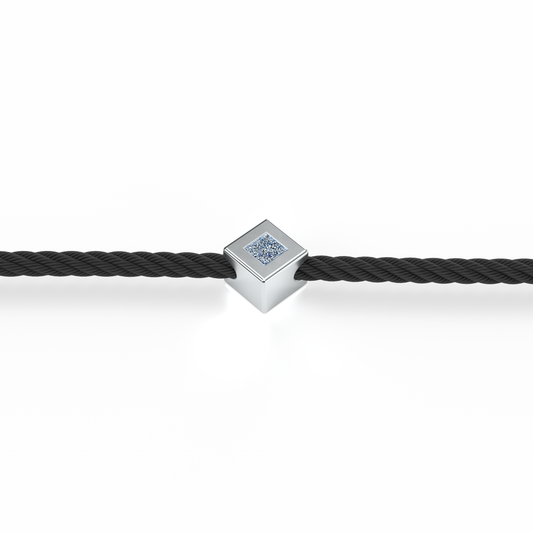 Osmium Solitaire Bracelet . The Diamond