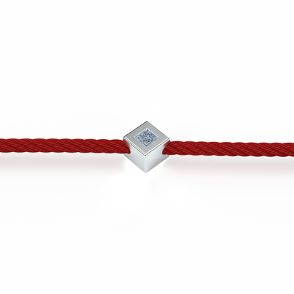 Osmium Solitaire Bracelet . The Diamond