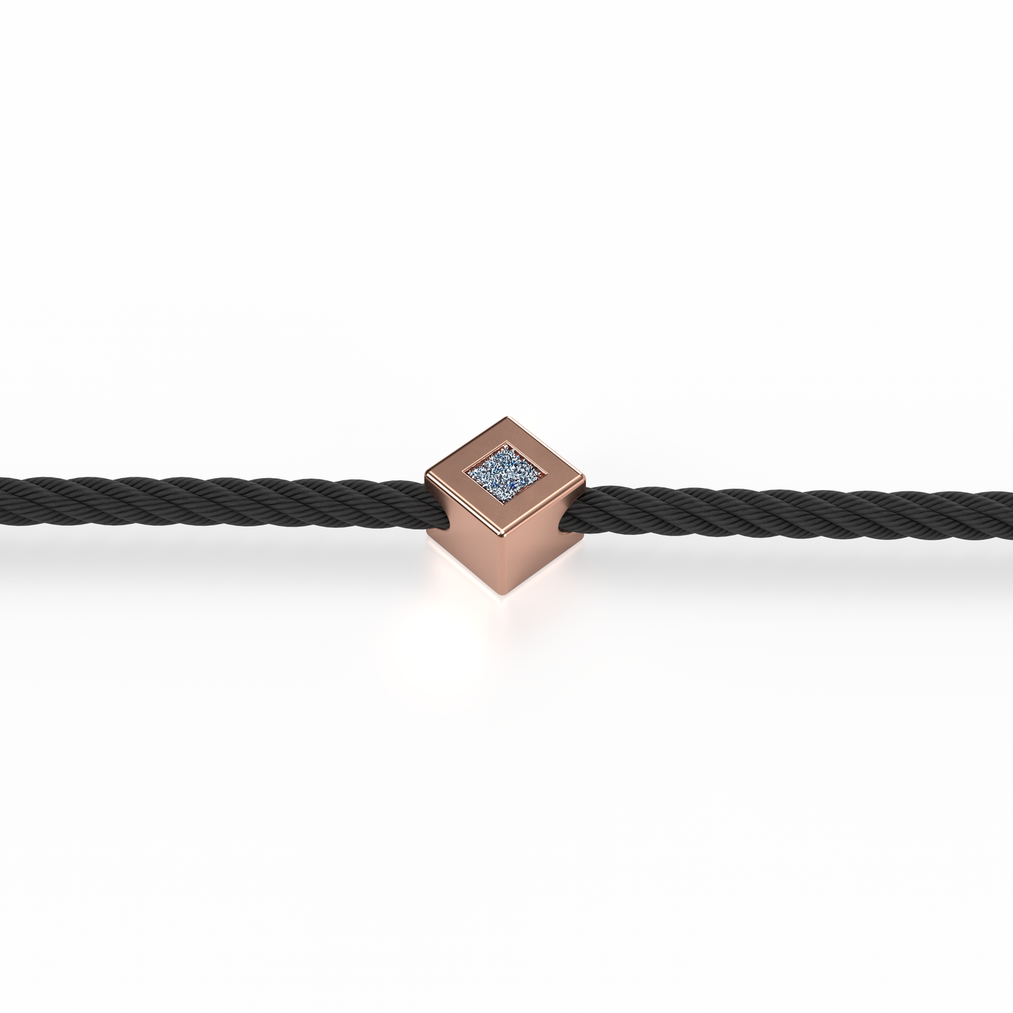 Osmium Solitaire Bracelet . The Diamond