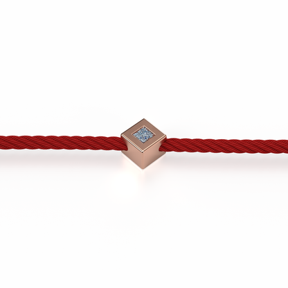 Osmium Solitaire Bracelet . The Diamond