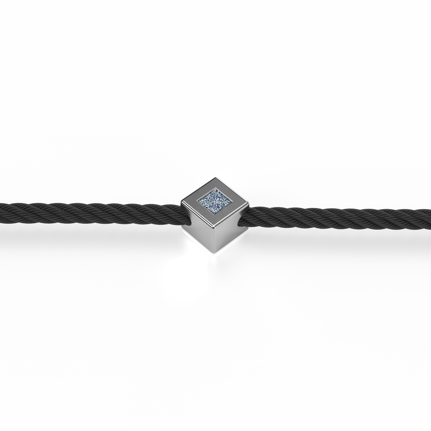 Osmium Solitaire Bracelet . The Diamond