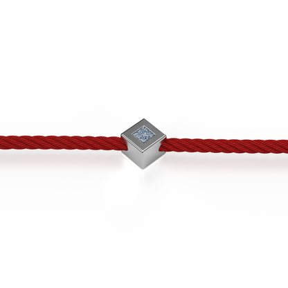 Osmium Solitaire Bracelet . The Diamond