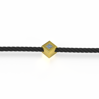 Osmium Solitaire Bracelet . The Diamond
