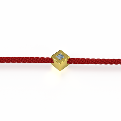 Osmium Solitaire Bracelet . The Diamond