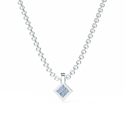 Osmium Solitaire Necklace . The Diamond