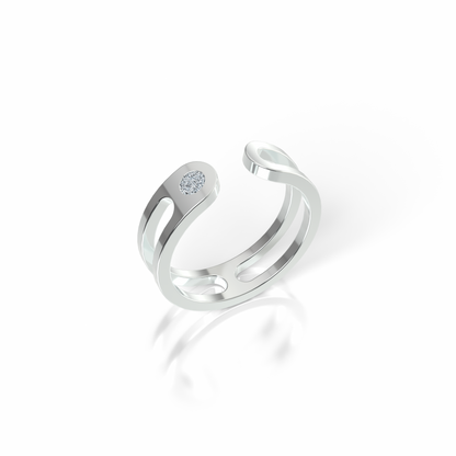 Osmium Adjustable Ring . The Icon