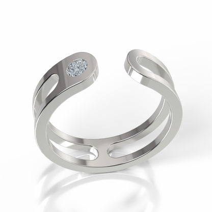 Osmium Adjustable Ring . The Icon
