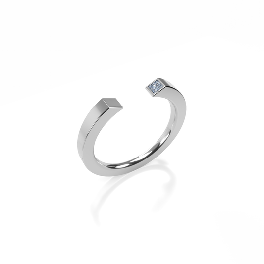 Bague Ajustable Osmium . L'Icône