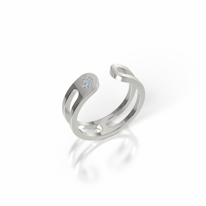 Osmium Adjustable Ring . The Icon
