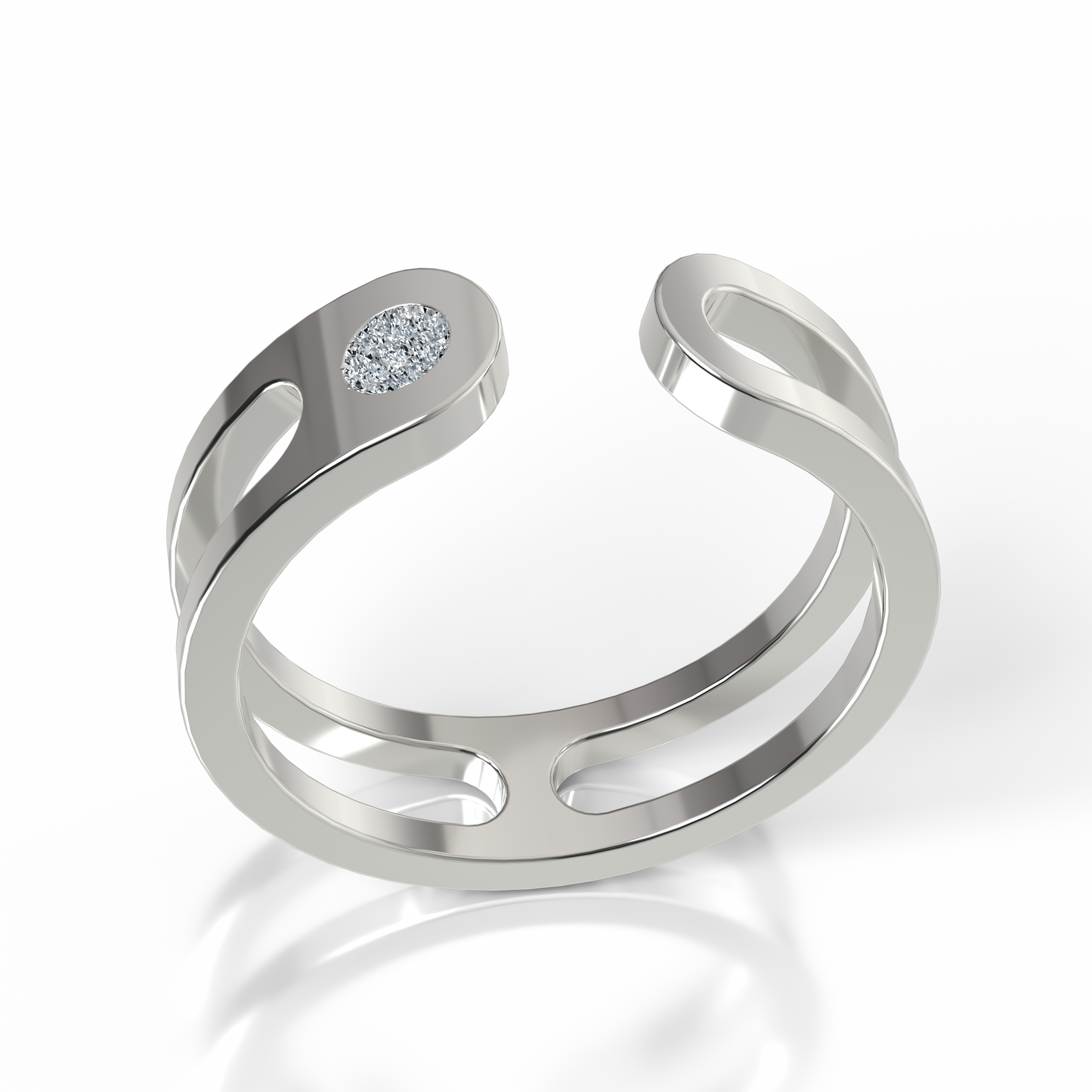 Osmium Adjustable Ring . The Icon