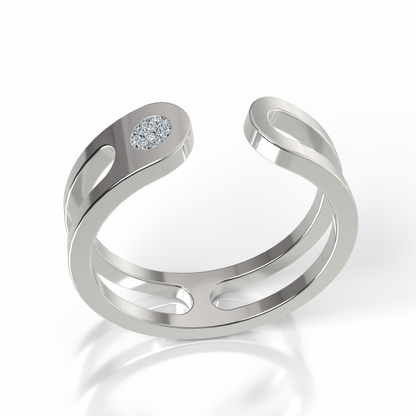 Osmium Adjustable Ring . The Icon