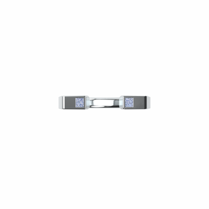 Anneau Ajustable Osmium . L'Hexagone