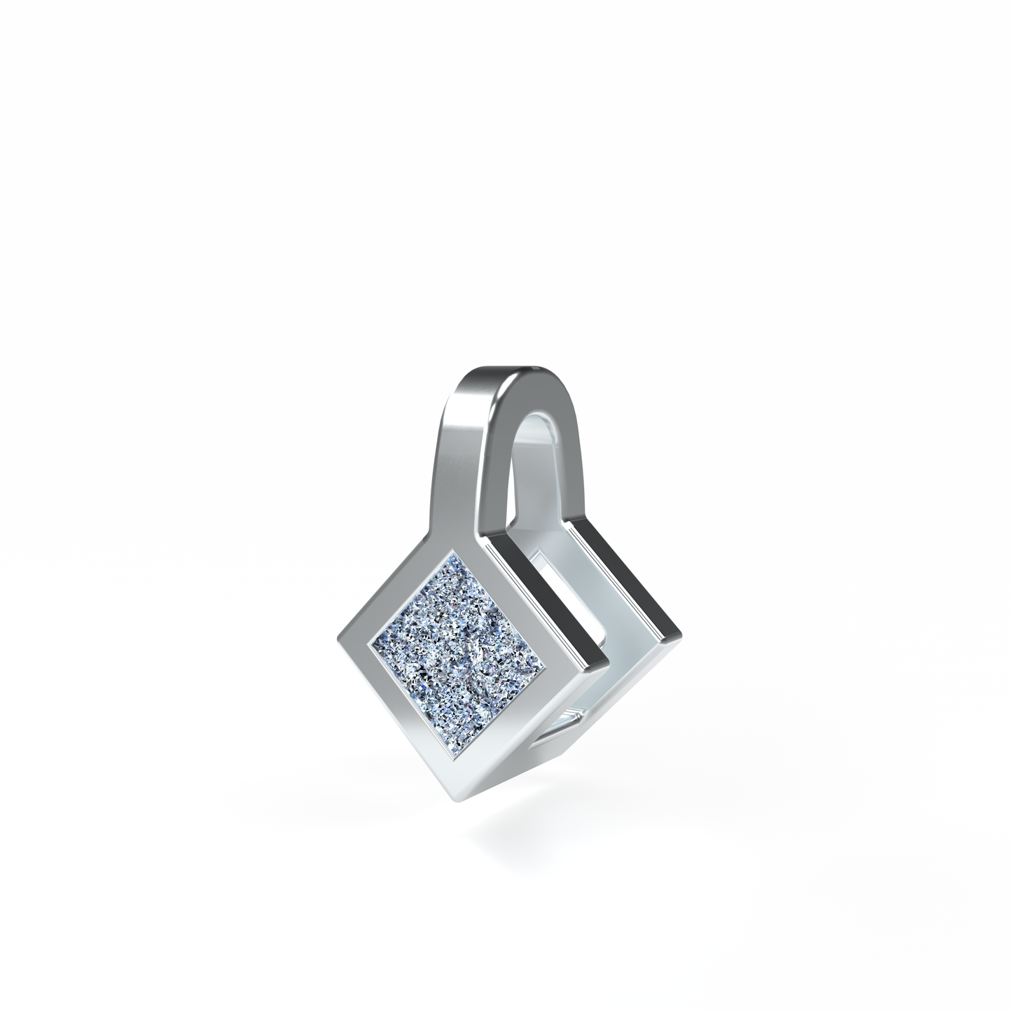Osmium Solitaire Necklace . The Diamond