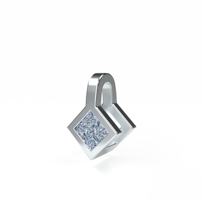 Osmium Solitaire Necklace . The Diamond