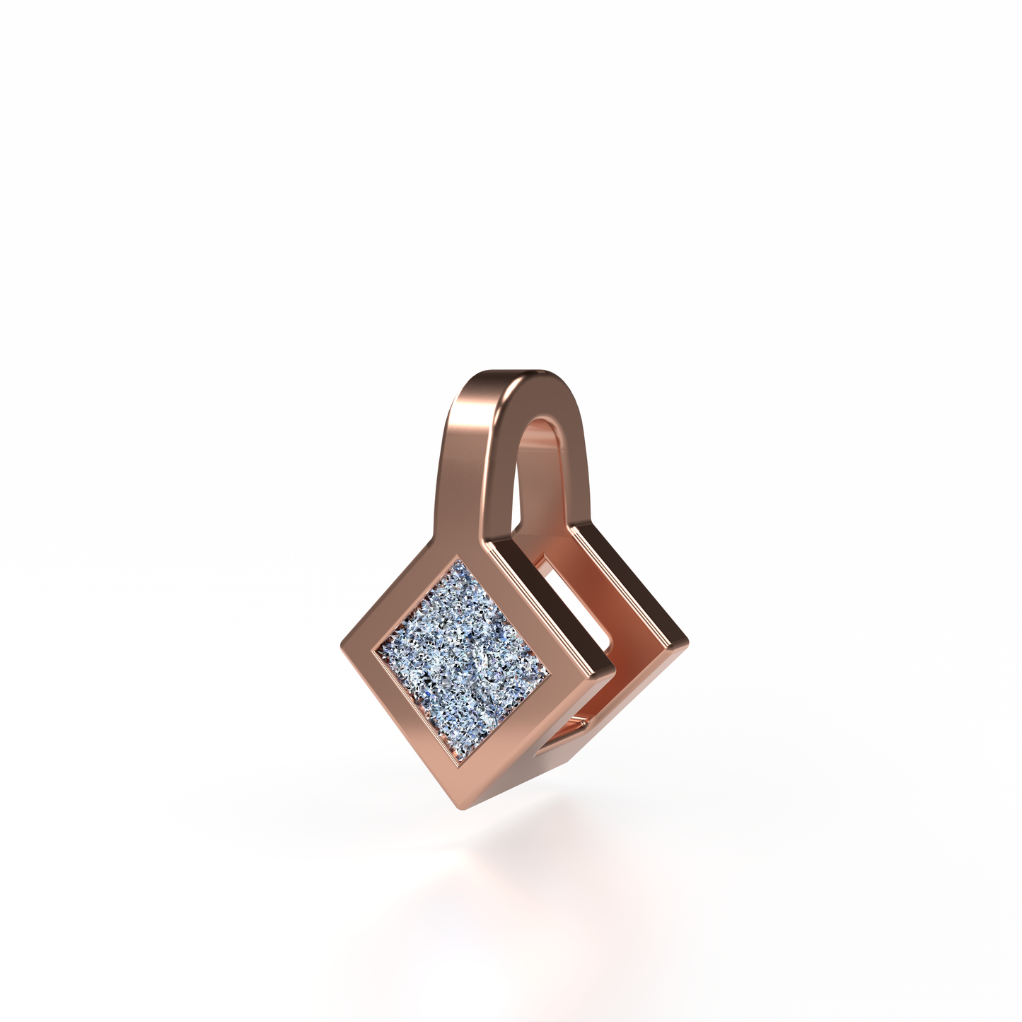 Osmium Solitaire Necklace . The Diamond