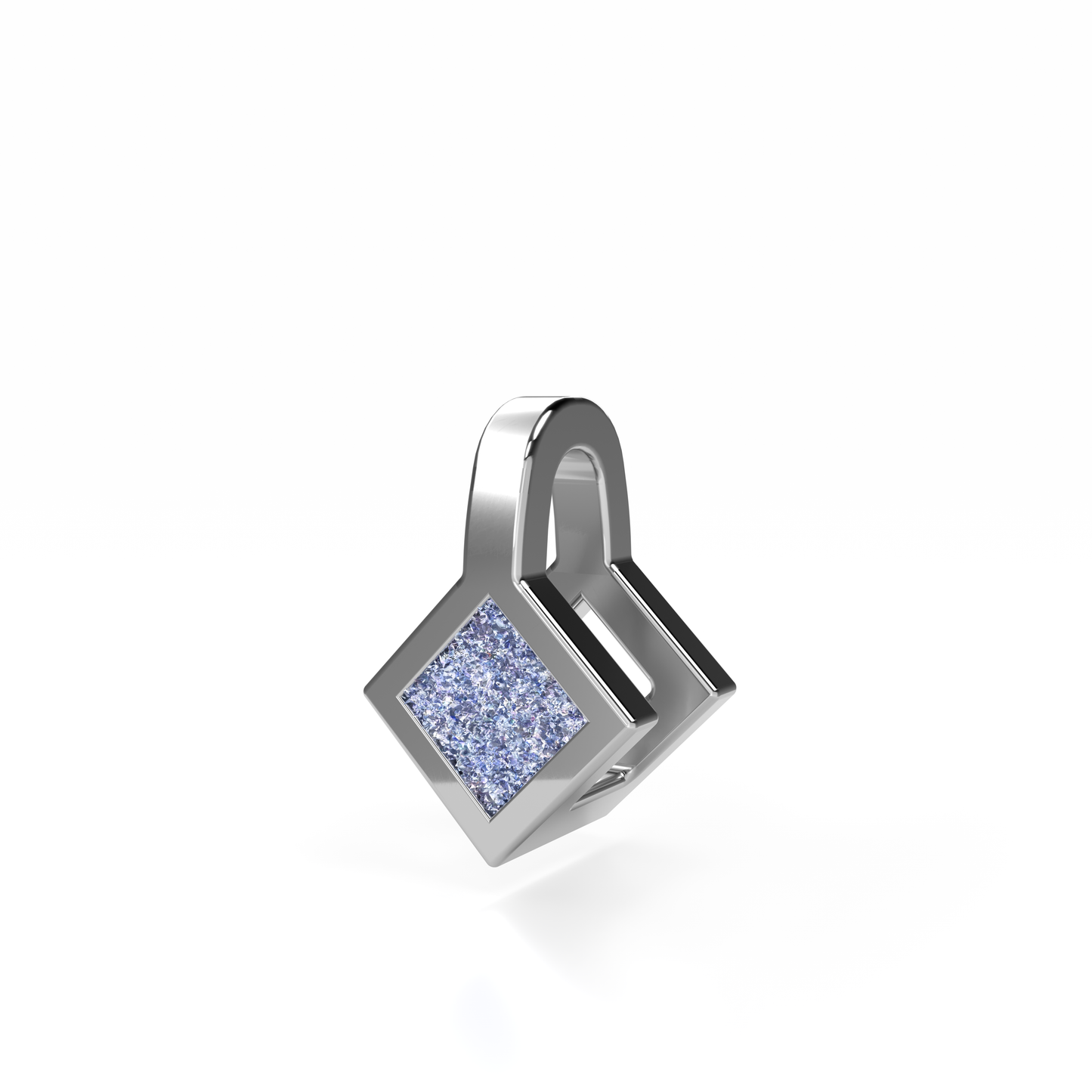 Osmium Solitaire Necklace . The Diamond