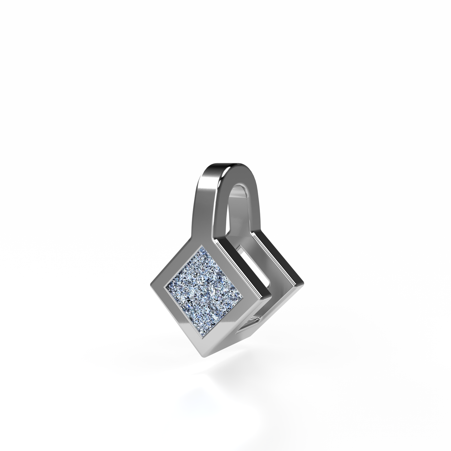 Osmium Solitaire Necklace . The Diamond