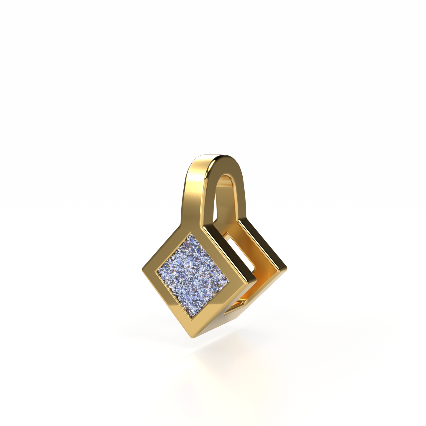 Osmium Solitaire Necklace . The Diamond