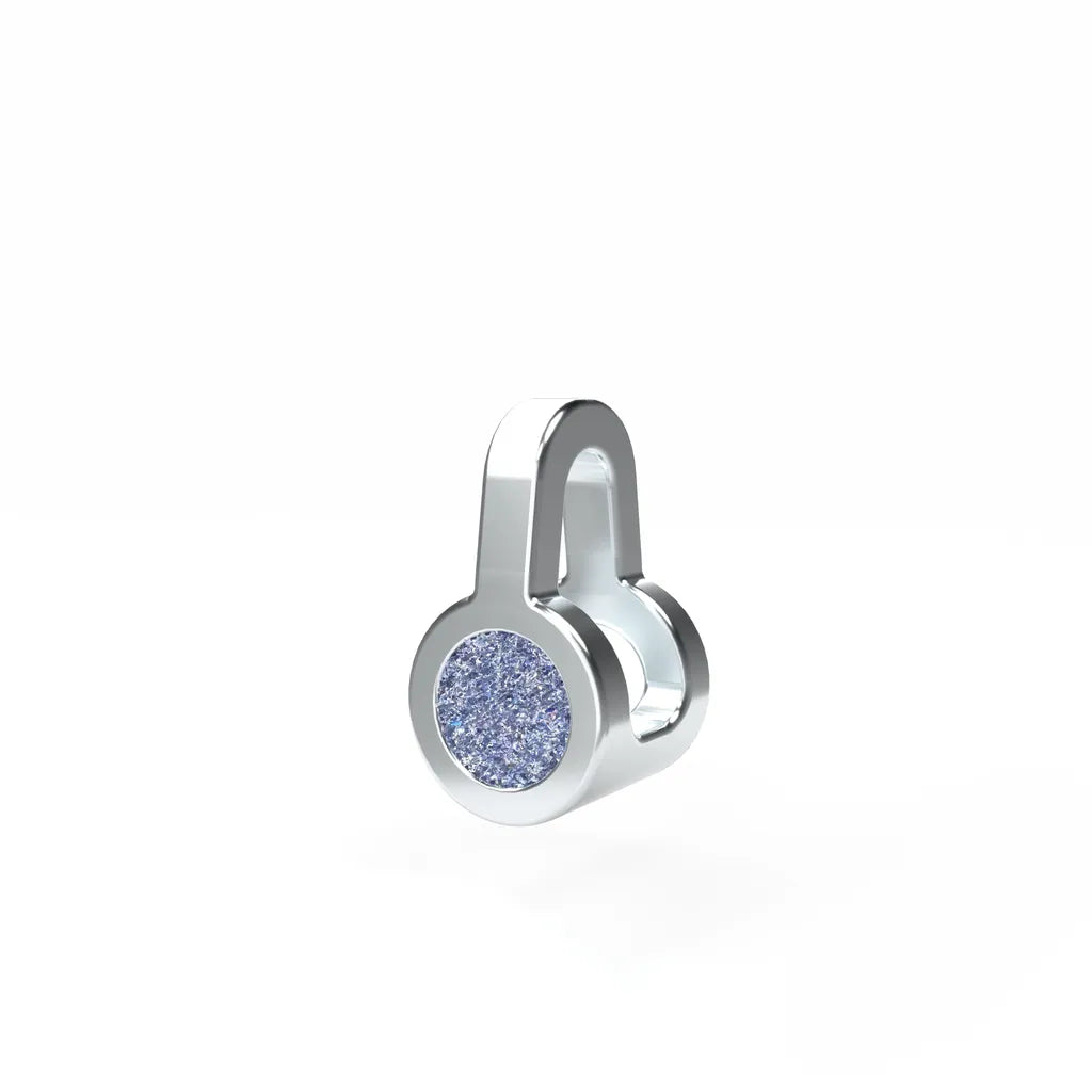 Osmium Solitaire Necklace . The Circle