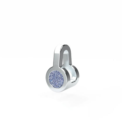 Osmium Solitaire Necklace . The Circle