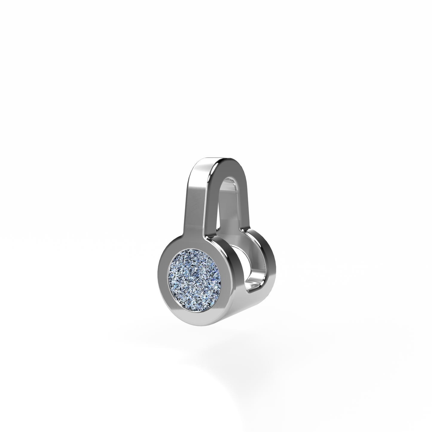 Collier Solitaire Osmium . Le Cercle