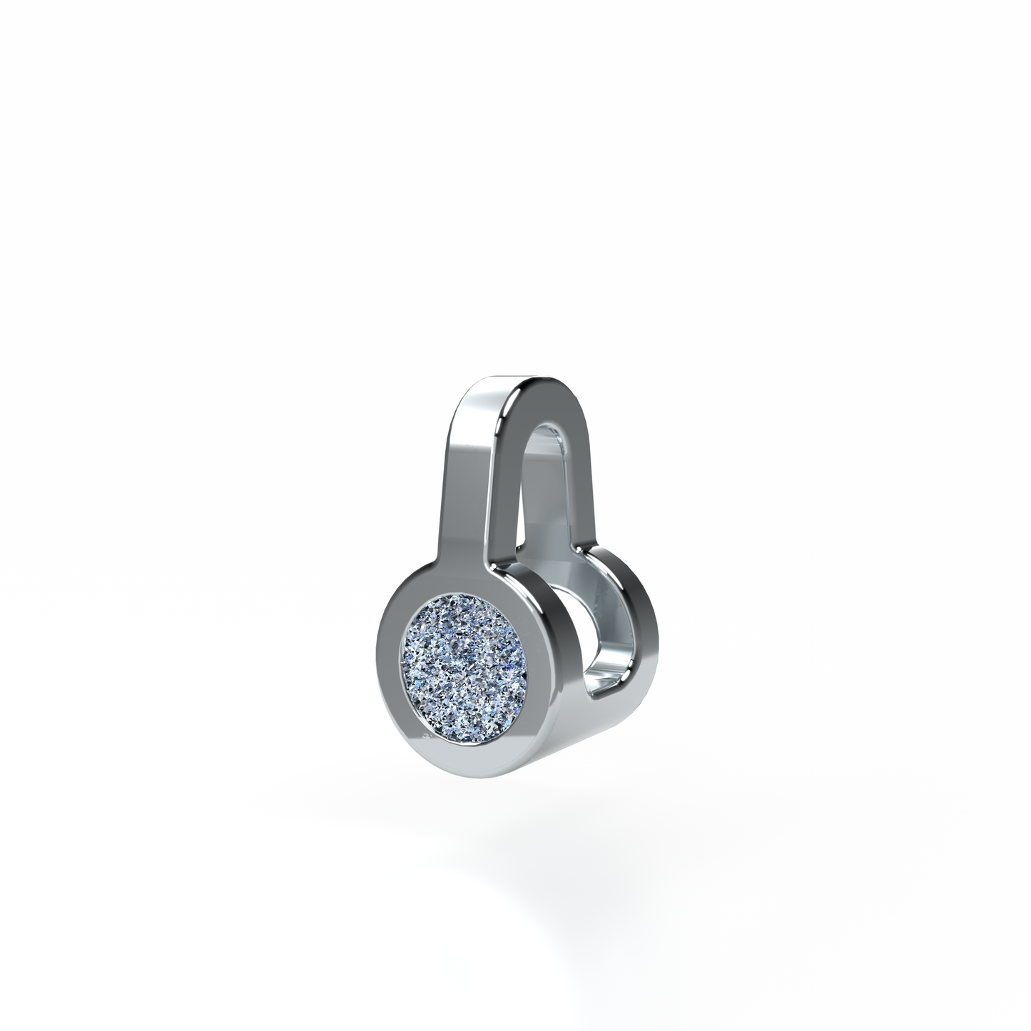 Collier Solitaire Osmium . Le Cercle