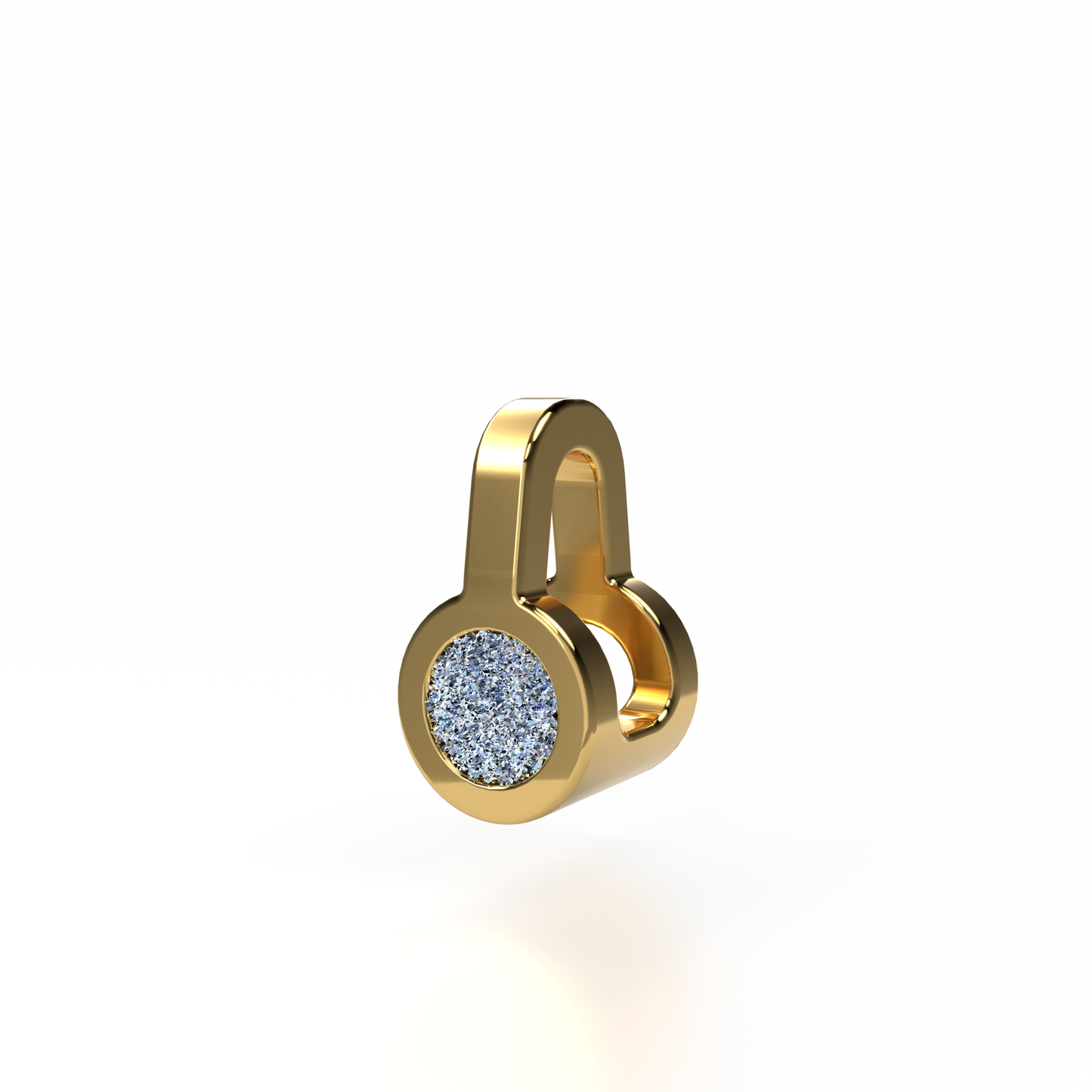 Collier Solitaire Osmium . Le Cercle