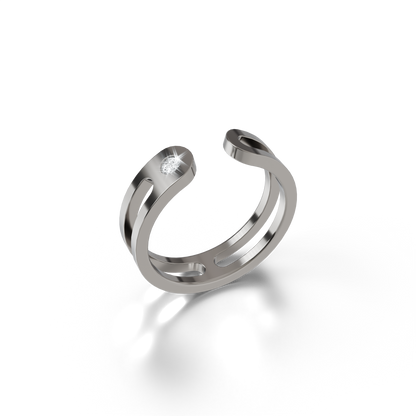 Osmium Adjustable Ring . The Icon